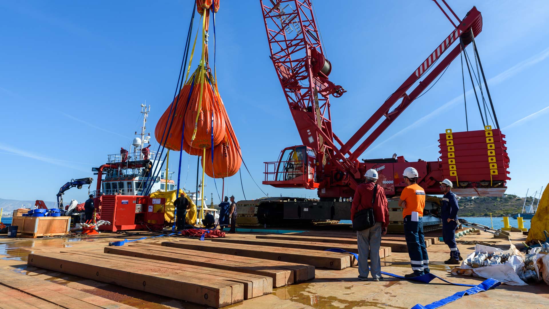 cargo gear testing and inspection in greece, navaltech